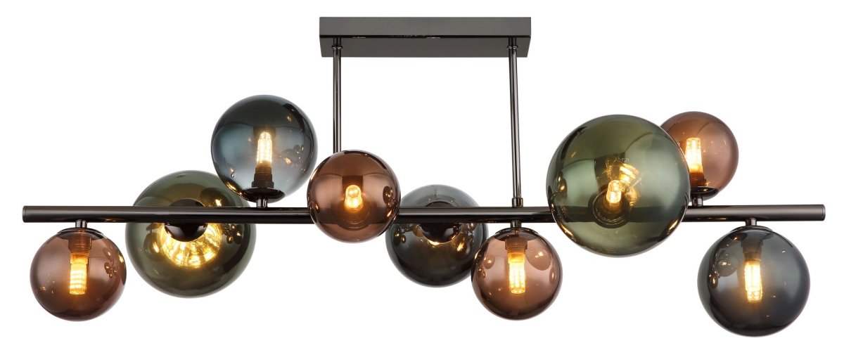Moderne plafondlamp met glazen bollen Riha - Afbeelding 4