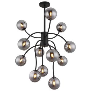 Elegante plafondlamp met gebogen armen Riha