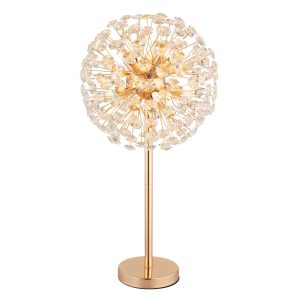 Elegante kristallen tafellamp met gouden basis Katrina