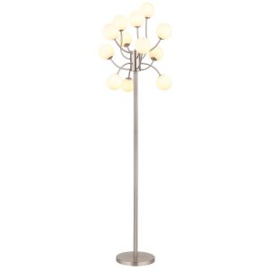 Moderne vloerlamp met gebogen armen Riha