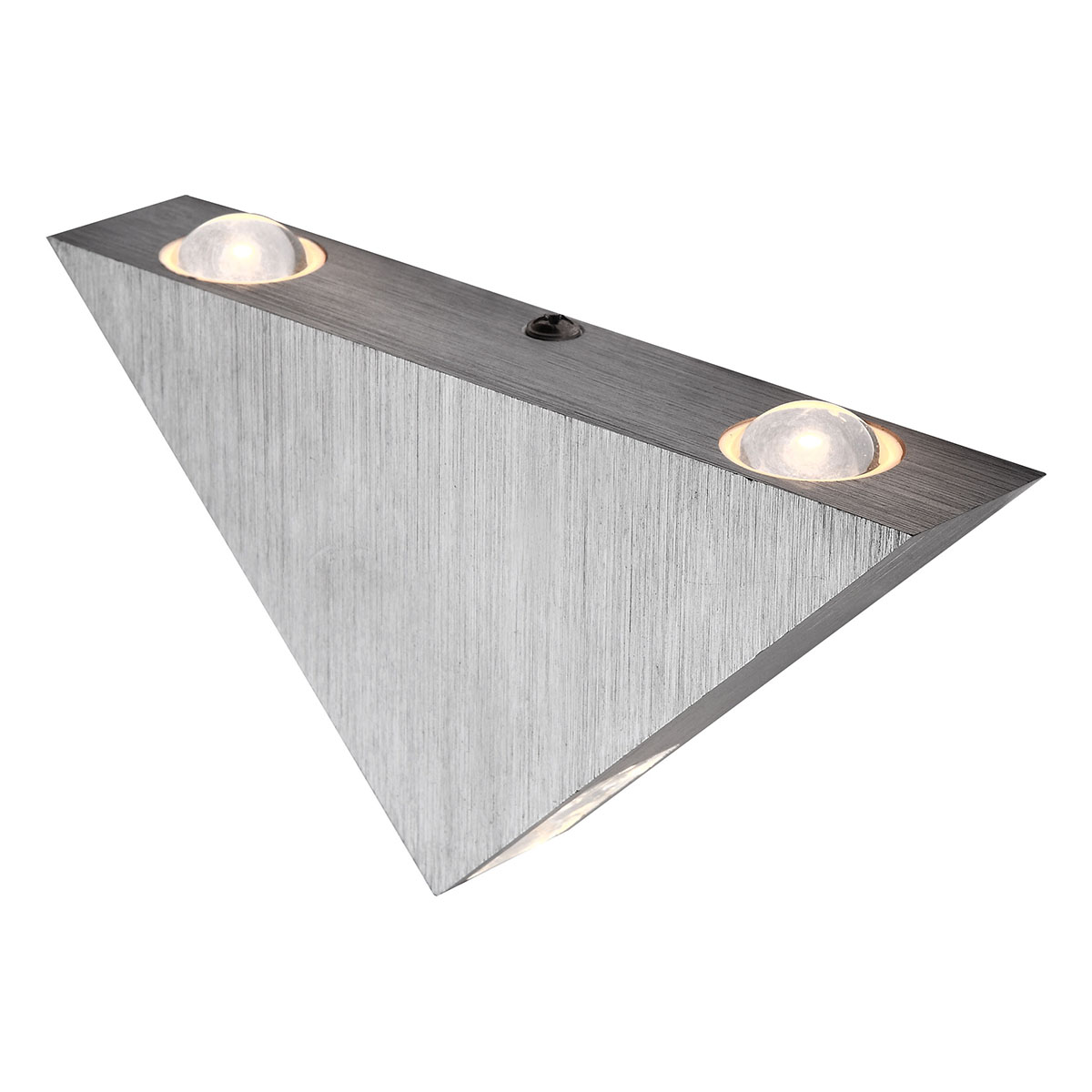 Driehoekige mat stalen wandlamp Globo Gordon - Afbeelding 7