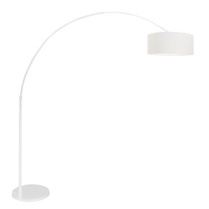 Grote booglamp met witte kap Steinhauer Sparkled light
