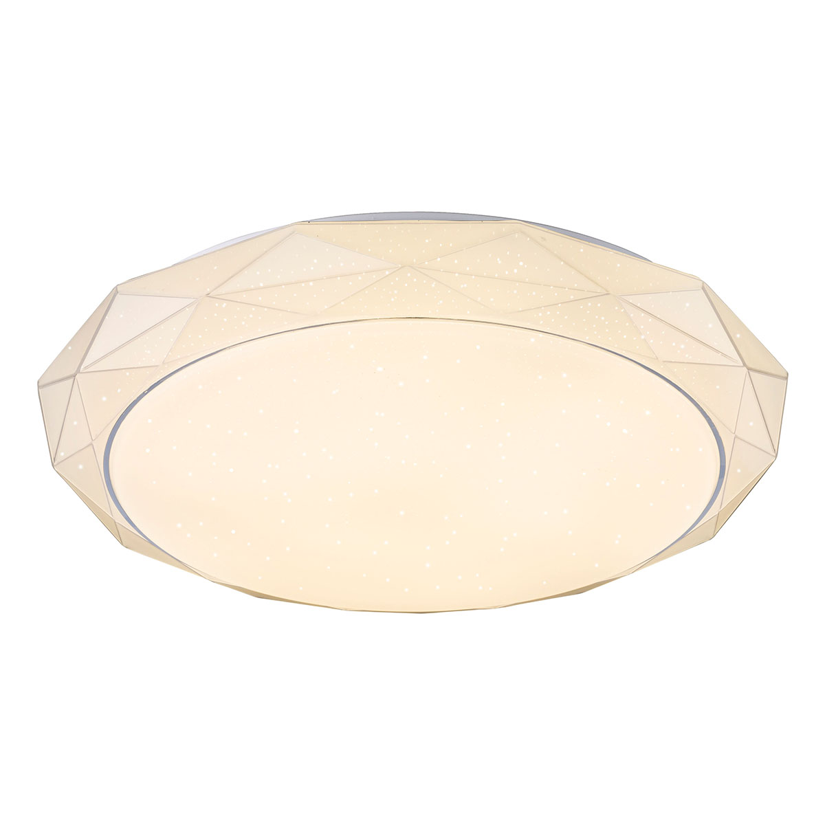 Klassieke plafondlamp metaal wit Globo Andi