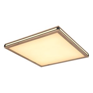 Landelijke plafondlamp vierkant wit Globo Carla