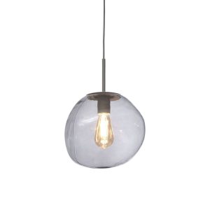 Moderne hanglamp grijs metaal-glas It’s About RoMi Helsinki
