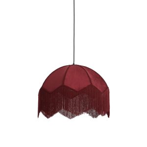 Vintage hanglamp groen velvet Light & Living Malacia