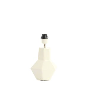 Crèmekleurige metalen lampvoet Light & Living CALIRA