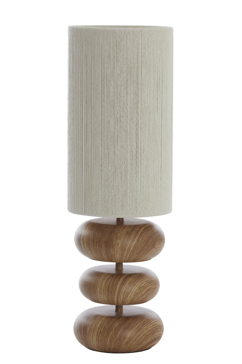 3-houtplateau japandi beige/naturel tafellamp Light & Living Danialo - Afbeelding 9