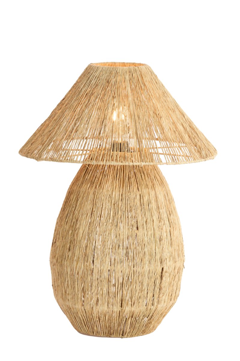 Jute tafellamp met bohemian sfeer en natuurlijke look Light & Living Maruva - Afbeelding 3