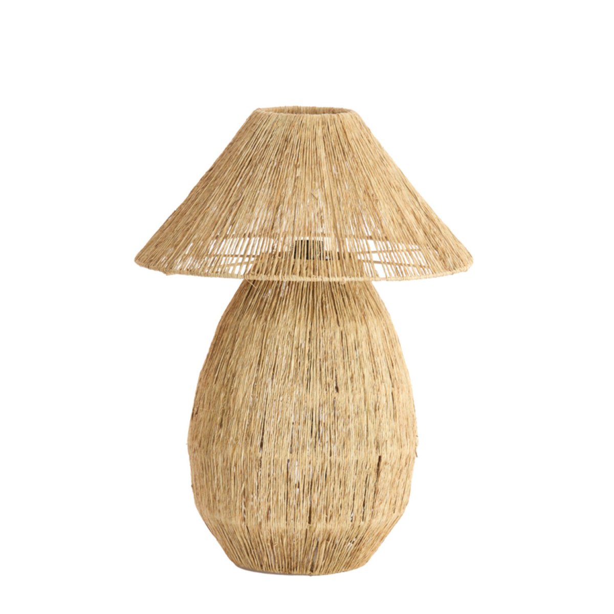 Jute tafellamp met bohemian sfeer en natuurlijke look Light & Living Maruva
