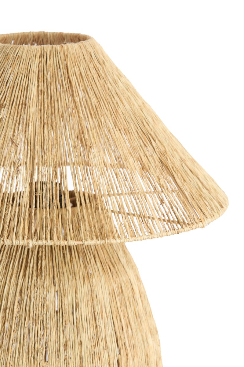 Jute tafellamp met bohemian sfeer en natuurlijke look Light & Living Maruva - Afbeelding 4