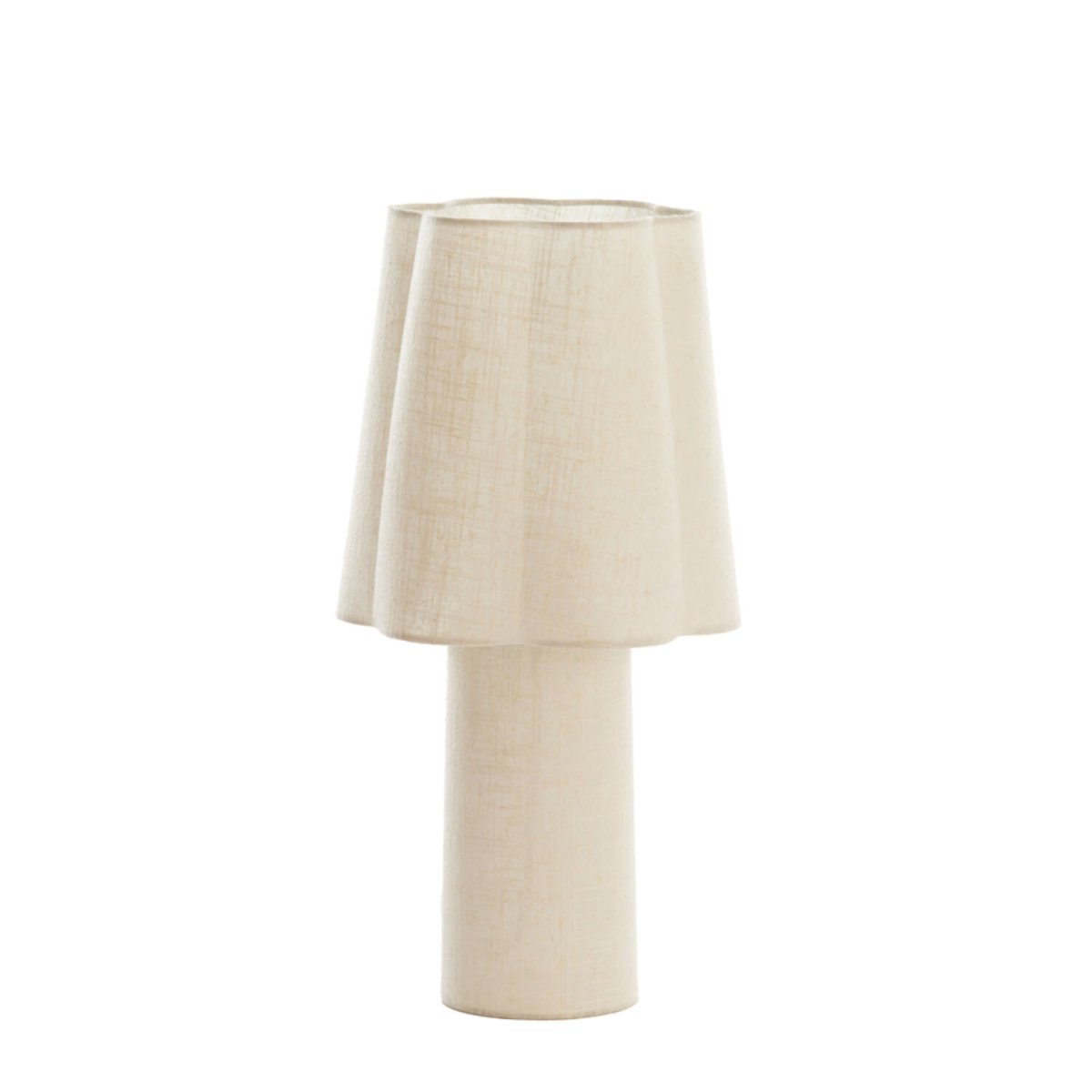 Stoffen tafellamp naturel Light & Living Musaby - Afbeelding 8