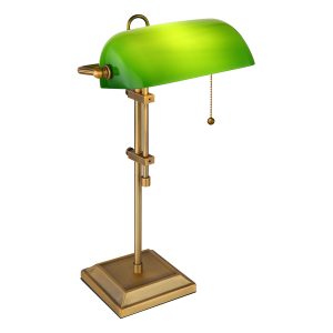Messing klassieke tafellamp metaal Globo Antique