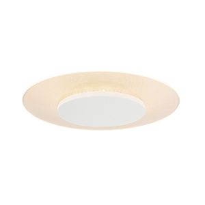 Moderne metalen witte kunststof plafonnière Steinhauer Lido