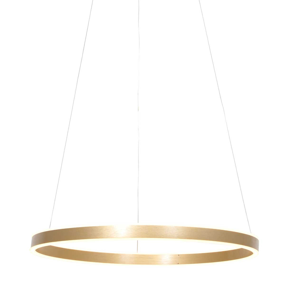 Ringvormige design hanglamp goud Steinhauer Ringlux