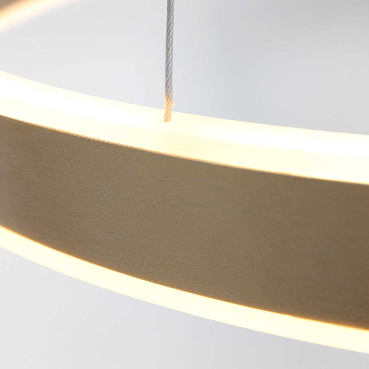 Ringvormige design hanglamp goud Steinhauer Ringlux - Afbeelding 6