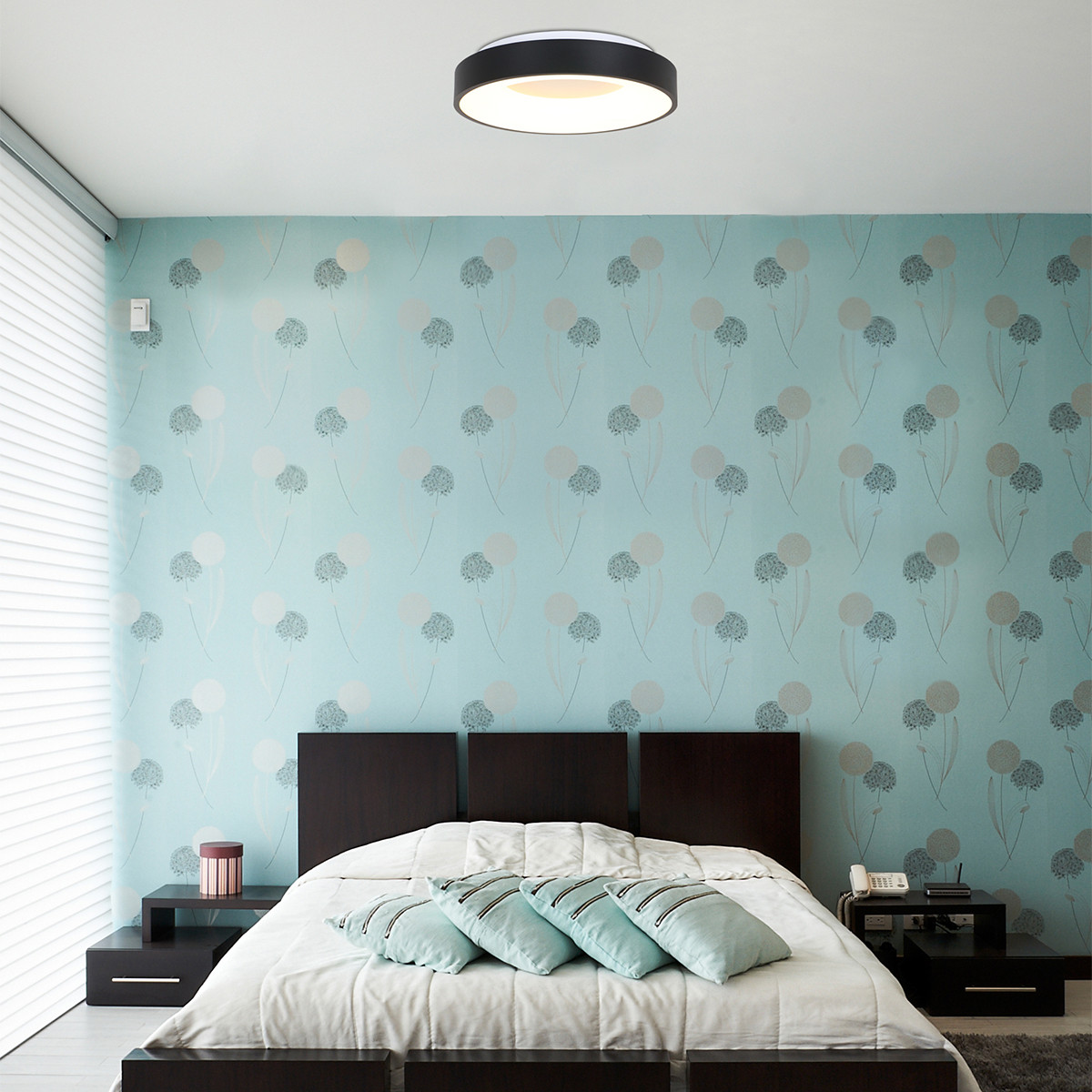 Moderne plafondlamp groot Steinhauer Ringlede - Afbeelding 4