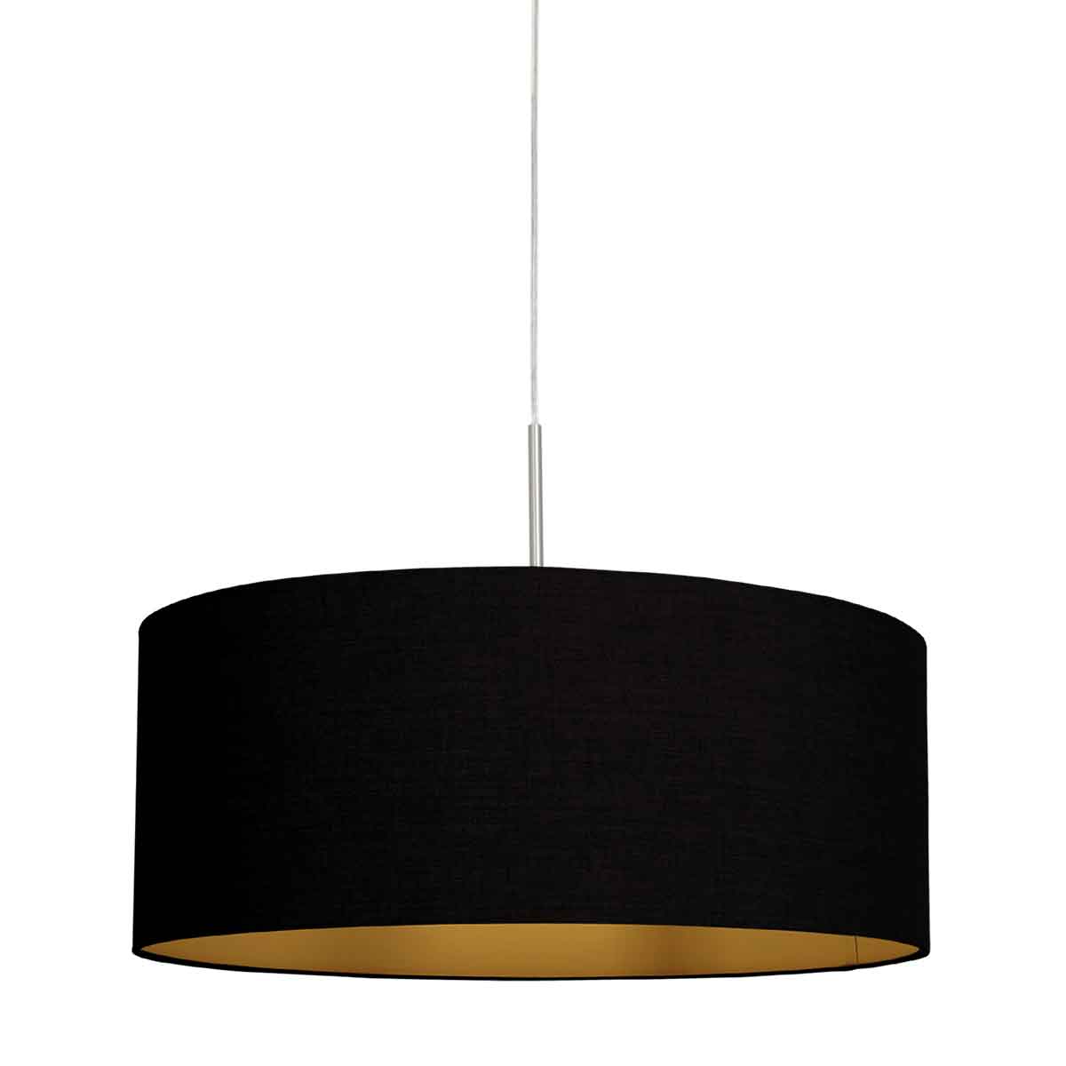 Moderne stoffen stalen hanglamp Steinhauer Sparkled light - Afbeelding 2