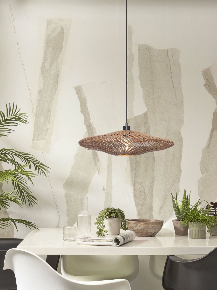 Ronde bohemian hanglamp naturel rotan GOOD&MOJO Zanzibar - Afbeelding 3