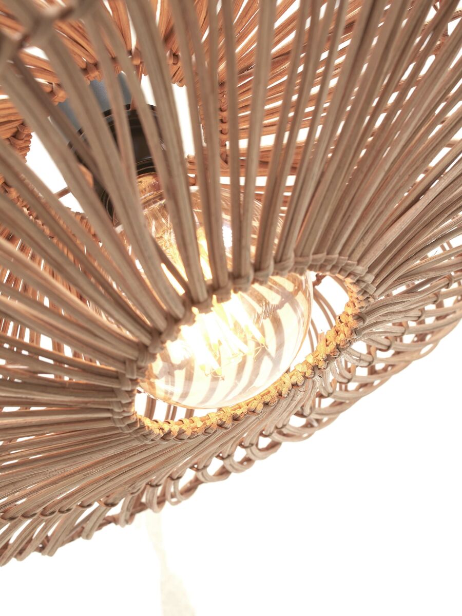 Ronde bohemian hanglamp naturel rotan GOOD&MOJO Zanzibar - Afbeelding 5