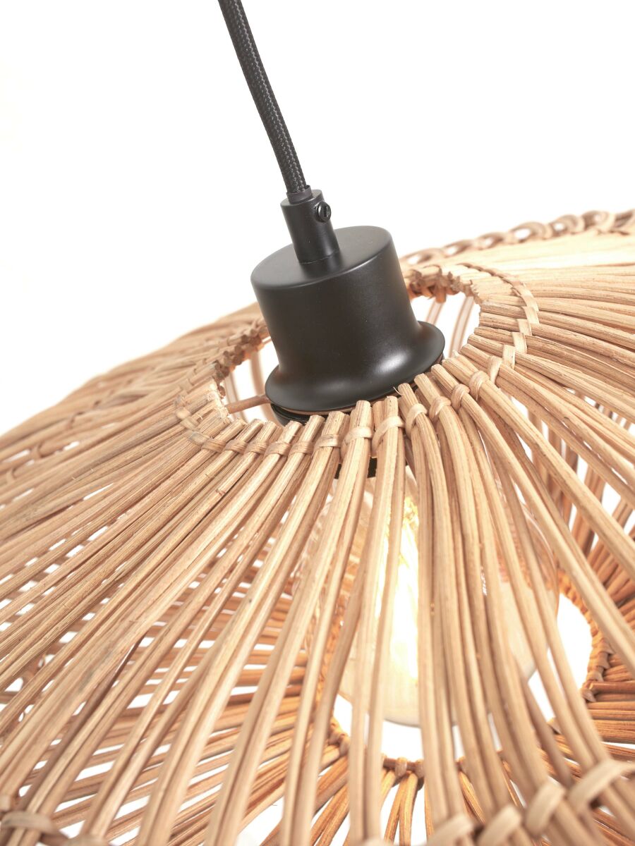 Ronde bohemian hanglamp naturel rotan GOOD&MOJO Zanzibar - Afbeelding 4