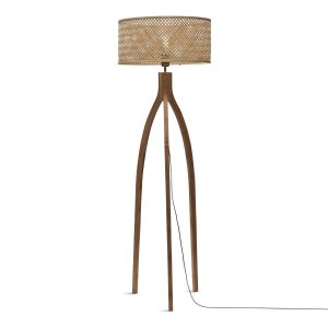 Naturel bamboe boheemse vloerlamp GOOD&MOJO Java