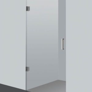 Douche draaideur zonder profielen (3 afmetingen)