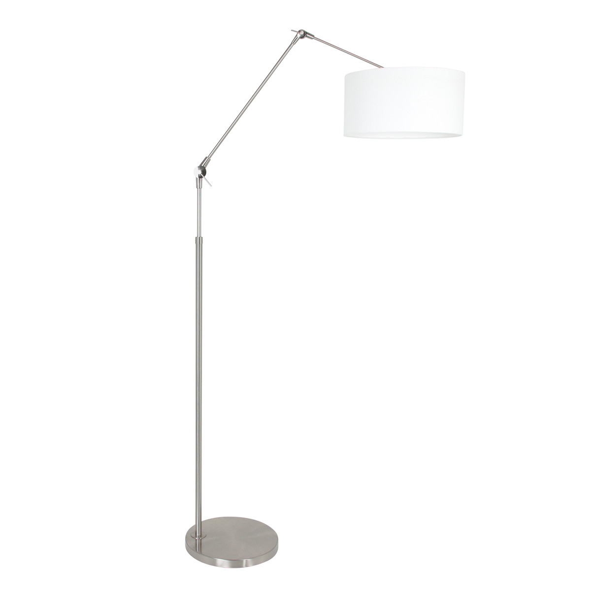 Stalen booglamp met knikarm Steinhauer Prestige chic