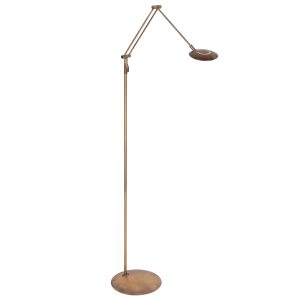 Bronzen vloerlamp met verstelbare arm Steinhauer Exclusive Zenith2