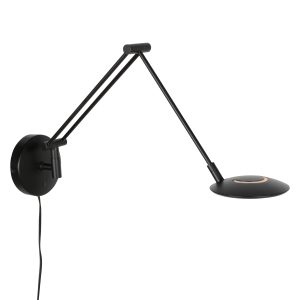 Zwarte wandlamp met afstandsbediening Steinhauer Exclusive Zenith2