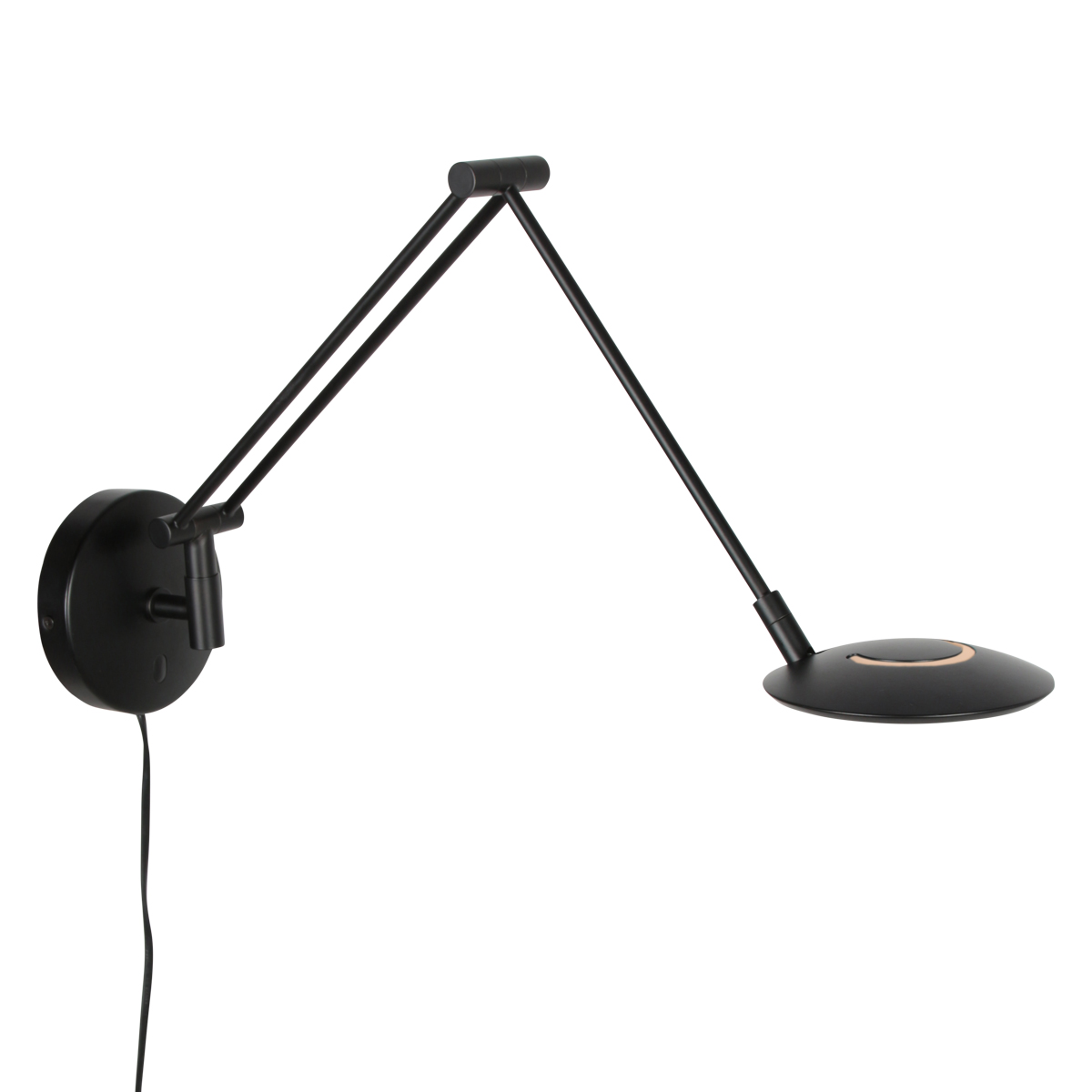 Zwarte wandlamp met afstandsbediening Steinhauer Exclusive Zenith2