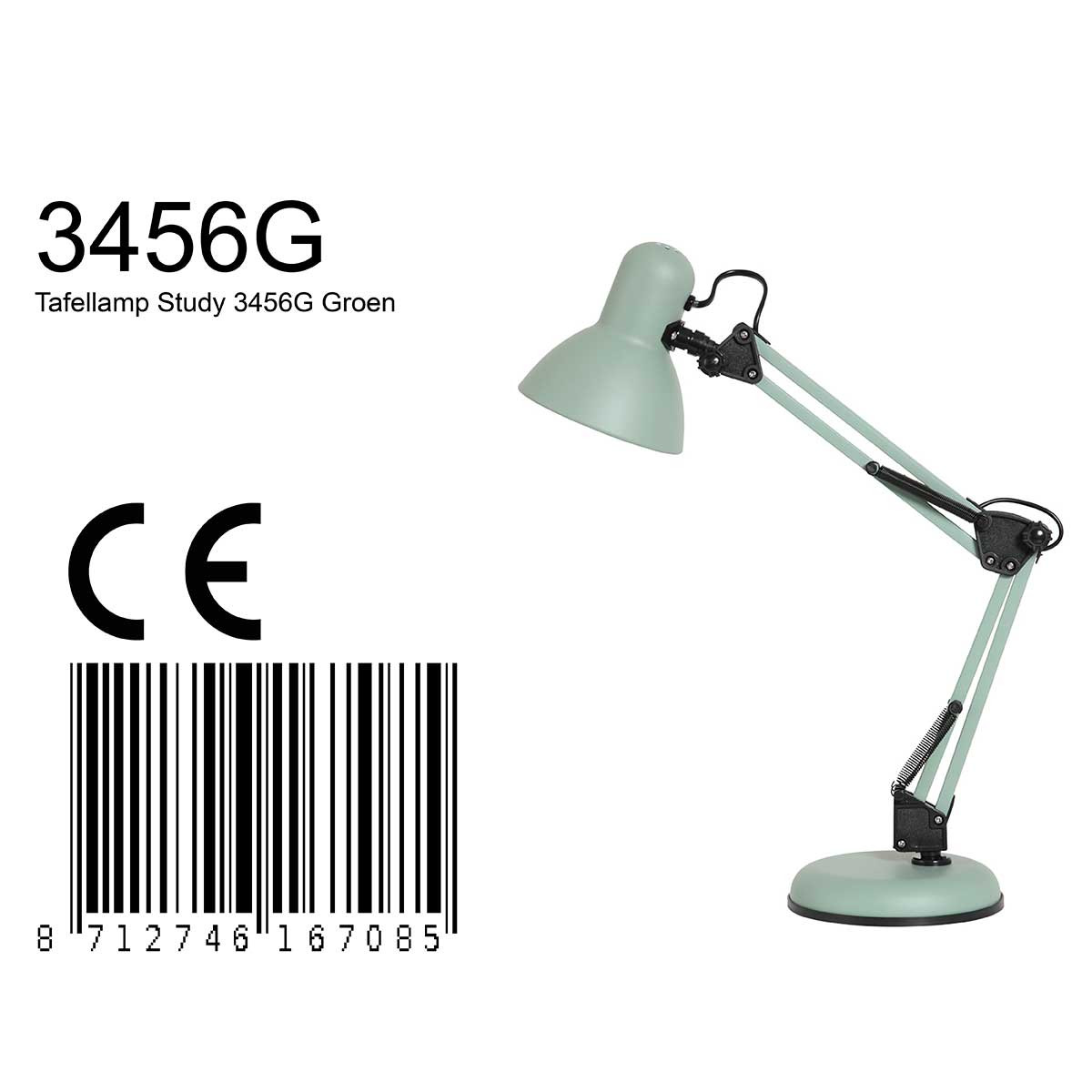 Verstelbare bureaulamp Mexlite Study - Afbeelding 9