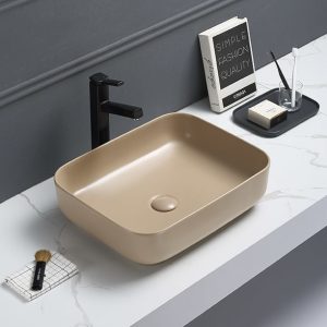 Waskom Rechthoekig Color Line Mat Zand Beige