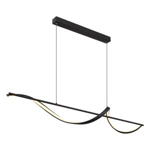 Zwarte hanglamp metaal modern Globo Violino