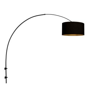 Zwarte wandlamp met boog Steinhauer Sparkled light